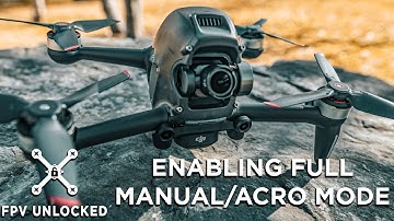 Unlocking manual (acro) mode on DJI FPV drone!