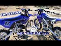 2022 YZ250F VS. 2022 YZ250 - WHICH BIKE IS FASTER?!