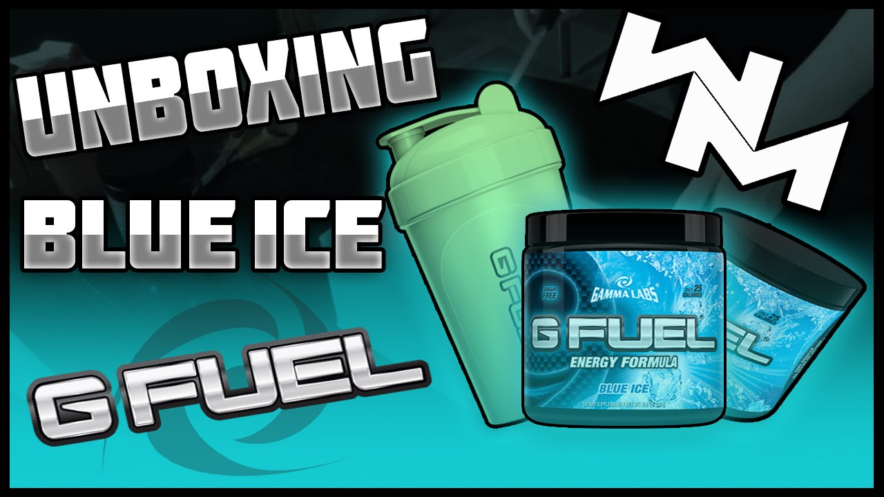 G-Fuel Blue Ice + Glow In The Dark Shaker Cup Unboxing + Review/Taste ...