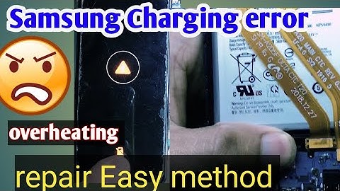 Samsung A20 charging error |overheating problem |phone not turn on repair easy method