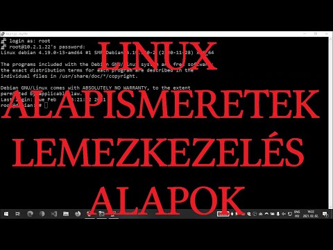 Videó: Merevlemez Formázása Linux Alatt