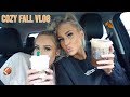 FALL VLOG- Football Food, Homegoods & Marshalls Haul, Starbucks Pumpkin Drinks🎃