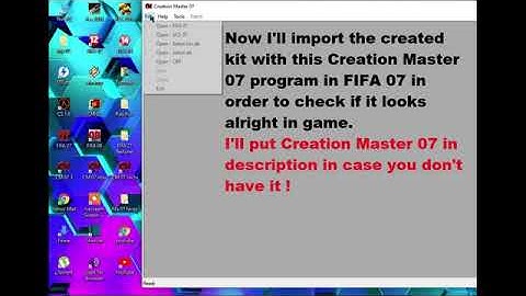 How to Create Kits and Convert Minikits for FIFA 07 35