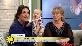 Ska man prata bebisspråk med bebisen? - Nyhetsmorgon (TV4)