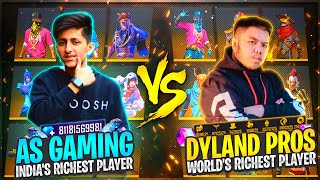 As Gaming Vs Dyland Pros Richest Collection Versus Of Free Fire | Who Will Win? - Garena Free Fire