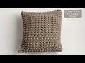 Crochet Simple Textured Pillow