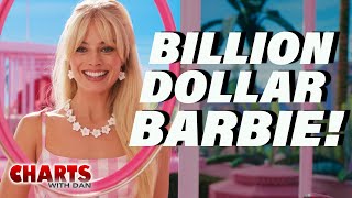 Barbie Crosses $1 Billion Globally - Charts with Dan!