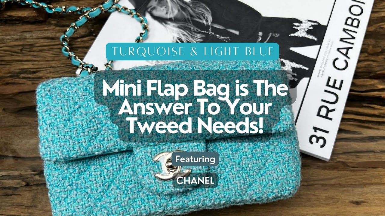 Chanel's Mini Flap Bag is The Answer To Your Tweed Needs! 