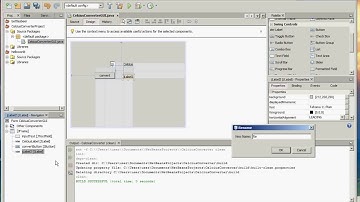 java netbeans gui builder celcius converter