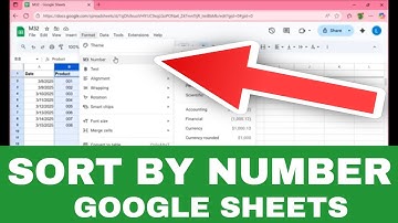 How to Sort by Number in Google Sheets (Arrange Numbers in Ascending or Descending Order)