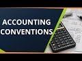 Accounting conventions  concepts  letstute accountancy