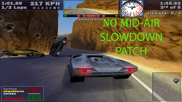 Need for Speed III: Hot Pursuit Multiplayer "No mid-air slowdown" session 14.07.2023