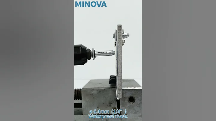 MINOVA Rivet Tool. (ø 6.4 mm (1/4") Waterproof Rivets ) #rivet #relaxing #asmr #minovatool