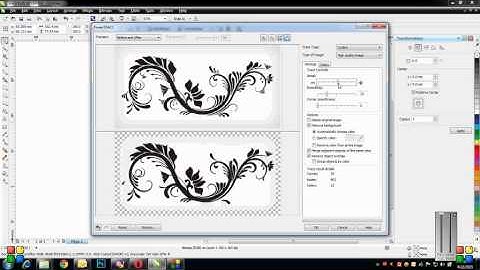How to trace image in coreldraw X6