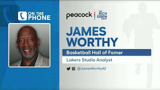 Lakers Analyst James Worthy Talks LeBron \& AD Injuries \& More | Full Interview | The Rich Eisen Show