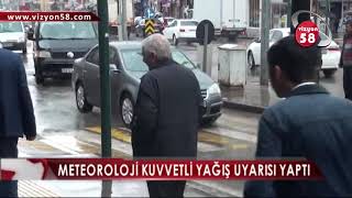 METEOROLOJİ KUVVETLİ YAĞIŞ UYARISI YAPTI