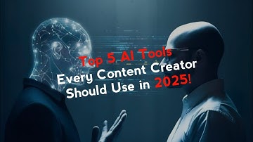 Top 5 AI tools every content creator should use in 2025!