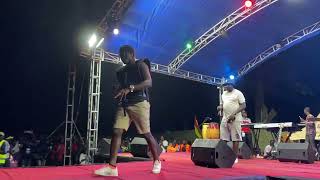 King michael with the dancehall turn up at Ziza Bafana dancehall carnival