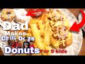 Dad Makes LOADED CHILI DOGS &amp; DONUTS For 9 Kids