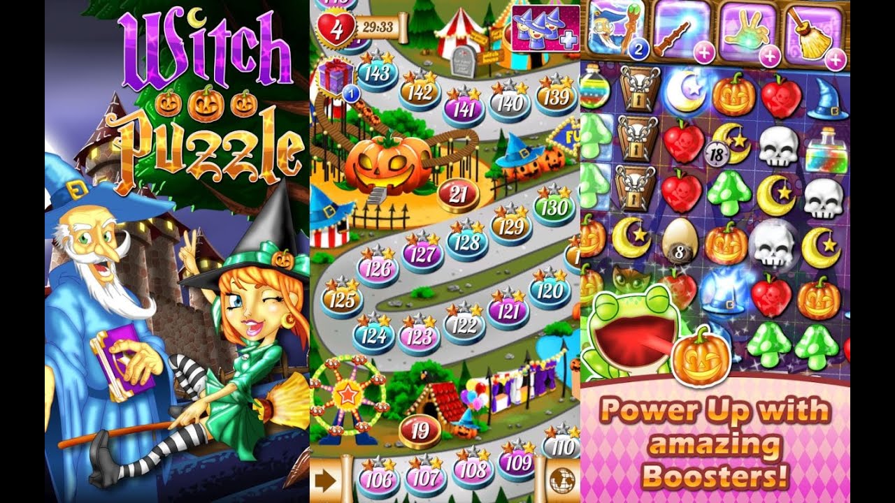 Cute Puzzle Witch 🕹️ Jogue no Jogos123