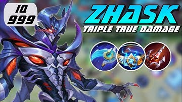 WOW ZHASK TRIPLE TRUE DAMAGE NEW EMBLEM AND BEST BUILD 2023