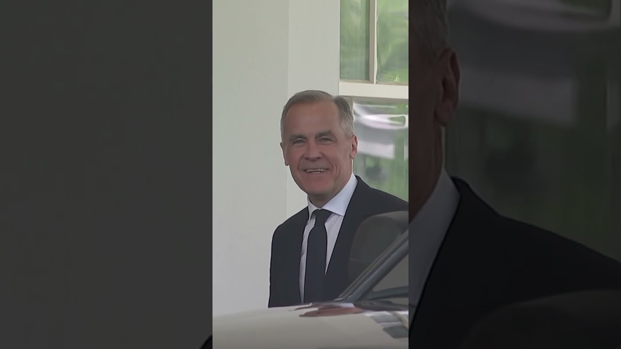Trump Welcomes Newly Elected Canadian Prime Minister Mark Carney To The White House