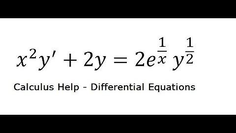 Calculus Help: Differential Equations: x^2 y
