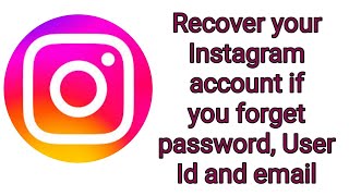 How to recover instagram account | Instagram account recovery