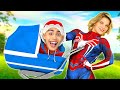 CHILD me VS High School me - GOOD vs BAD Students at SUPERHERO School |Funny Story by LaLaLife Games