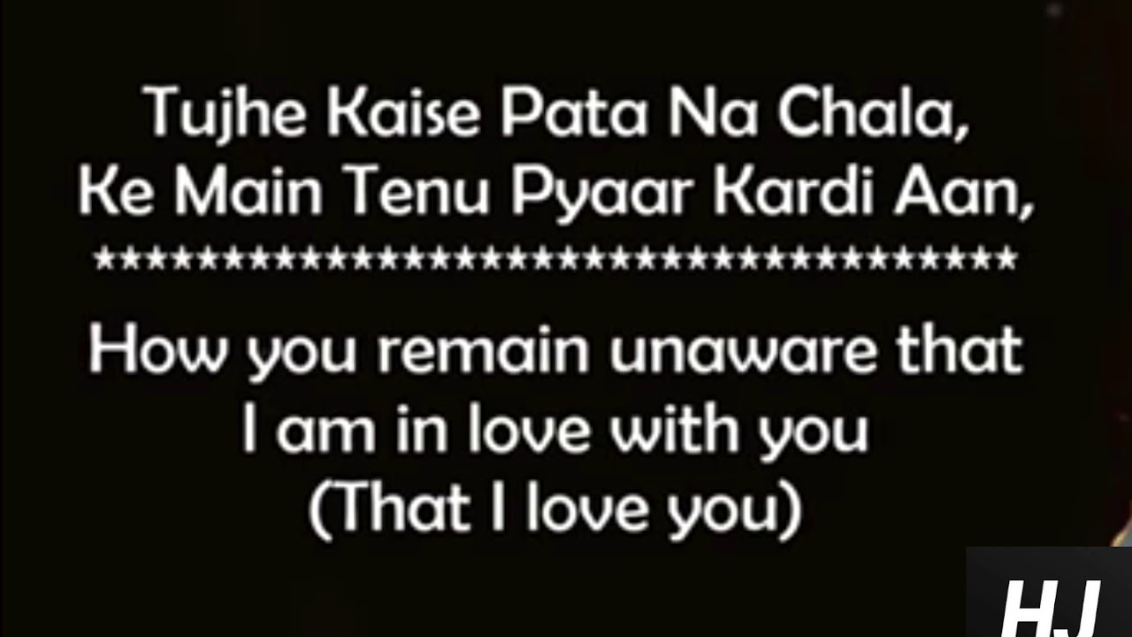 Tujhe Kaise Pata Na Chala   Asees Kaur   Lyrical Video With Translation