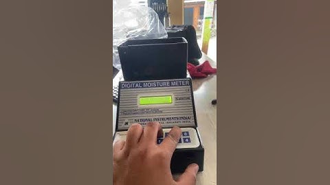 Service Required Digital Moisture Meter  DMAV