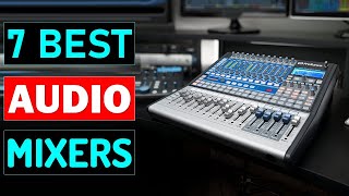 Top 7 Best Audio Mixers in 2024 | Best Audio Mixer Sound Board | Best Digital Mixer - Reviews