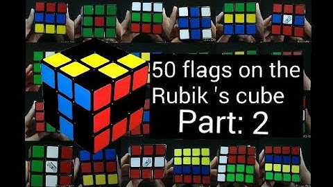 Making 50 flags on the rubik