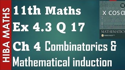 11th maths chapter 4 exercise 4.3 question 17 tn syllabus hiba maths