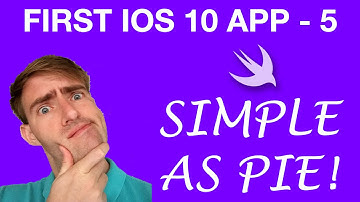 Create Your First iOS 10 App - 5 - Storyboard Element Positioning