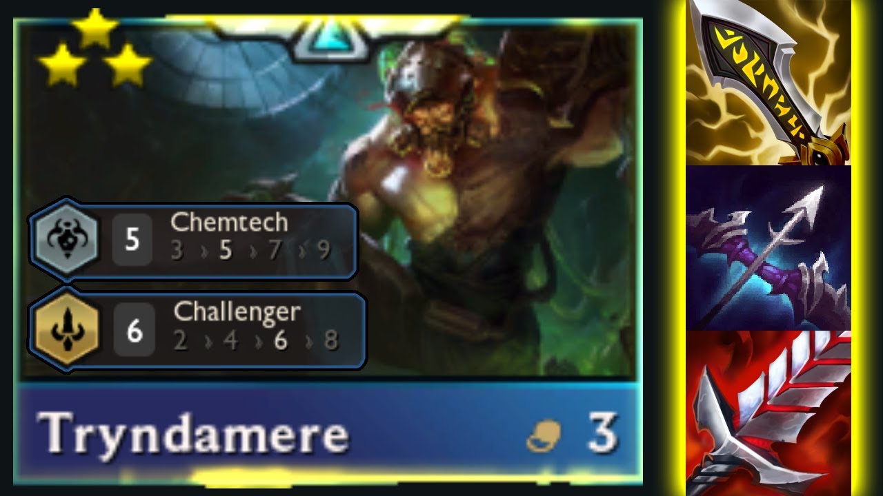 SIMPLY BROKEN 3 star Tryndamere⭐⭐⭐ | TFT Set 6.5 PBE