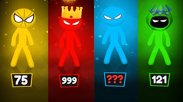 Stickman Party - MiniGames Update Gameplay Walkthrough Part 47 | Tournament Mode 1234 Player Random