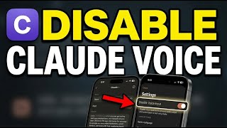 How to disable Anthropic Claude voice features - Beginner Guide