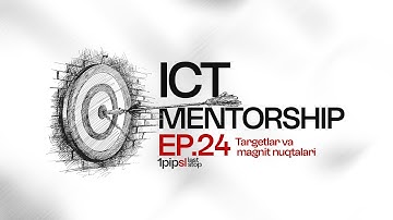 ICT MENTORSHIP EPISODE 24. TARGETLAR VA MAGNIT NUQTALAR