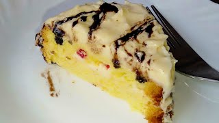 Lockdown Pastry Cake With  Homemade Frosting || Pastry Without Wipped Cream || My Modern Cuisine