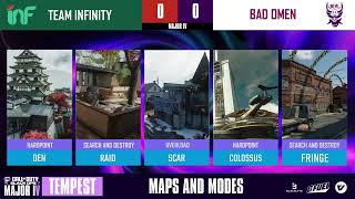 Legacy Major 4 Pool Play: Team Infinity vs Bad Omen