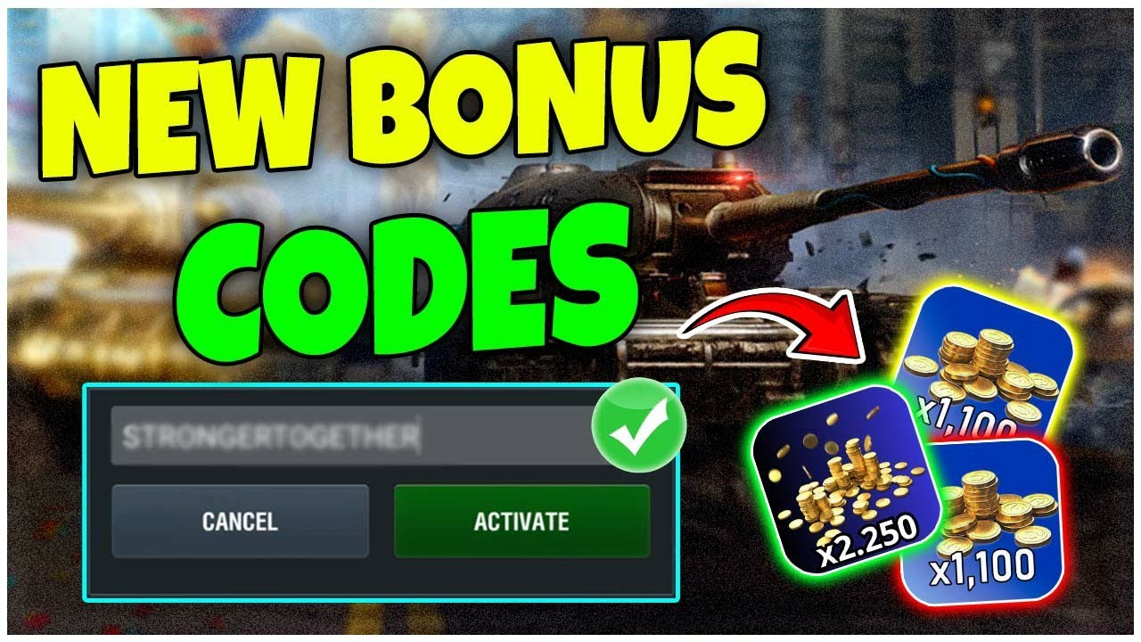 WORLD OF TANKS BLITZ CODES 2025 ✅ - WOT BONUS CODE 2025