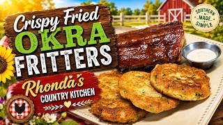 Southern-Style Okra Fritters with the Perfect Crunch