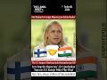 Finland 🇫🇮 Defended India 🇮🇳 and Agreed that There Is Nothing Wrong in It ❤️🩹 #geopolitics