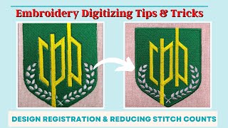 Improving Registration in Embroidery Designs - Digitizing Theory & Tutorial