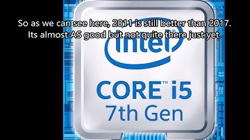 Intel i5 2500 vs i5 7200u - Old Desktop PC Vs New Laptop Comparison