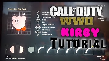 Cod WW2 Emblems| Flying Kirby Emblem Tutorial