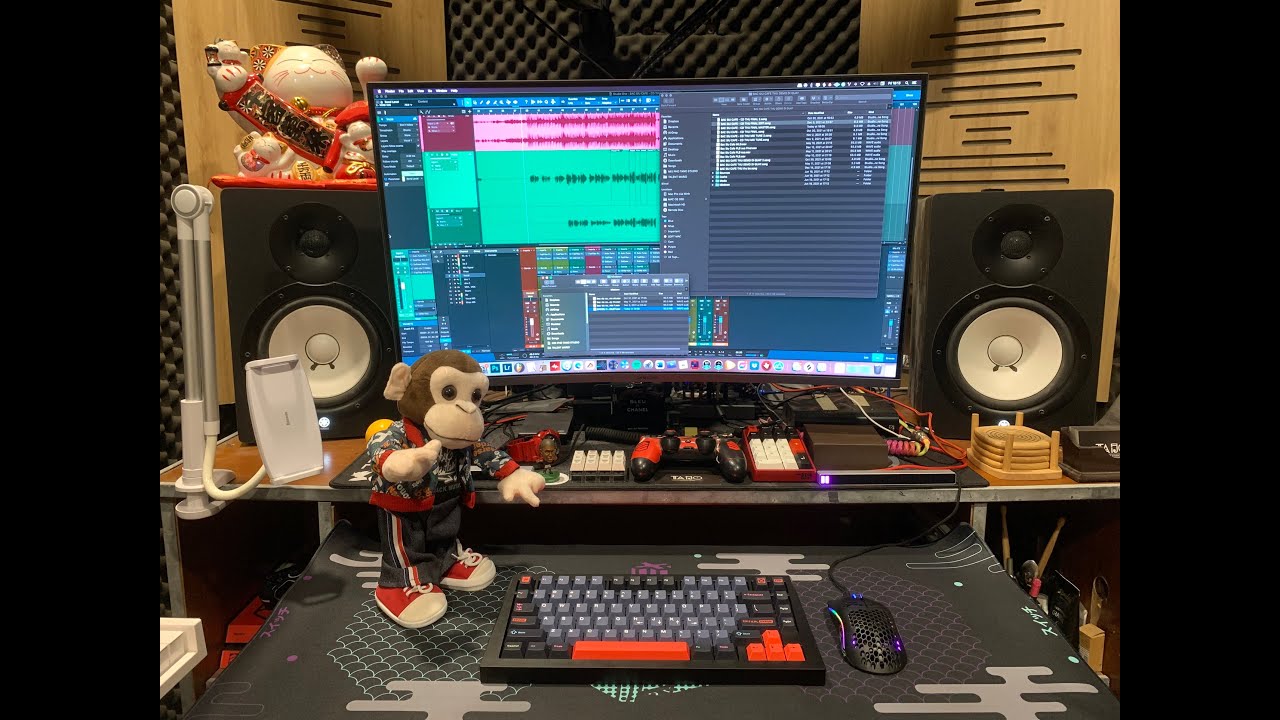 Cyberboard R3 BasaltBlack Custom Mechanical Keyboard Build | Banana Split Switches & Gmk Darcular