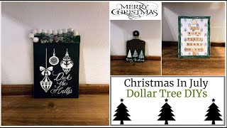Christmas In July/ Dollar Tree Christmas DIYs/