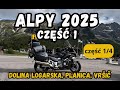 Alpy Motocyklem - Dolina Logarska, Planica, Kręta droga( Ruska Cesta) na Vršič - cz. 1